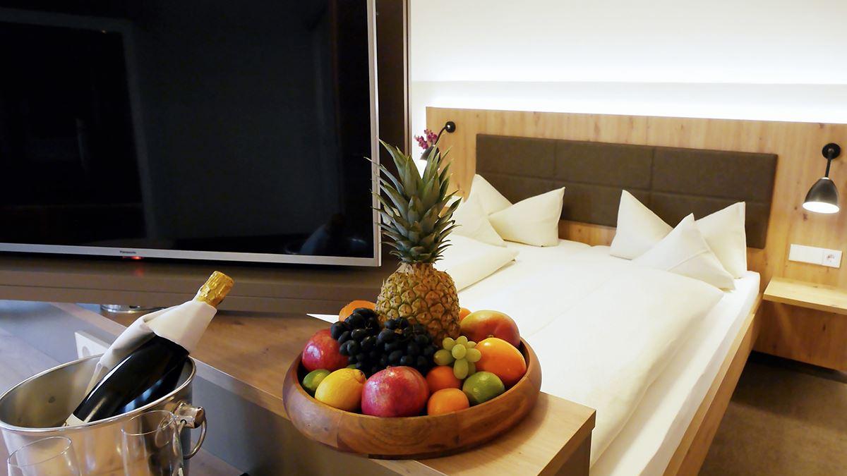 Doppelzimmer NaturPur mit privater Infrarotkabine - Doppelbett