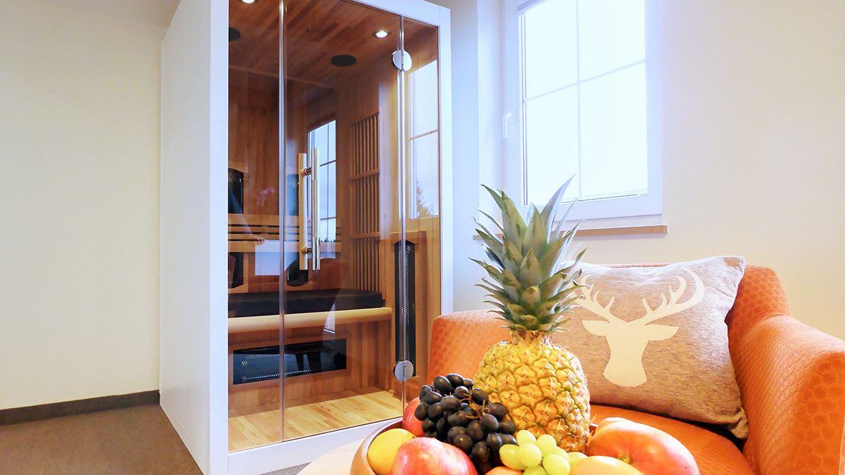 Doppelzimmer NaturPur mit privater Infrarotkabine